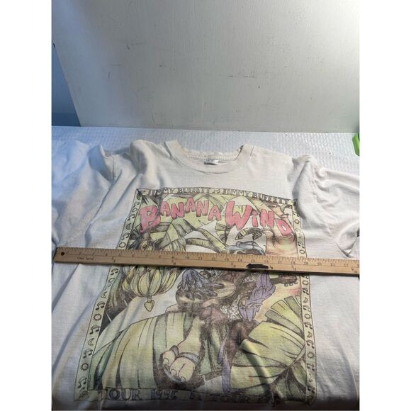Jimmy Buffet 1996 Band tshirt USA Banana Wind Tour (some discoloration) - Picture 11 of 13
